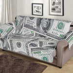 US Dollar Pattern Print Sofa Protector