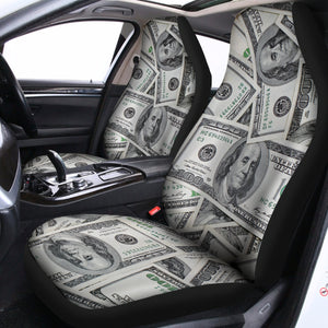 US Dollar Pattern Print Universal Fit Car Seat Covers