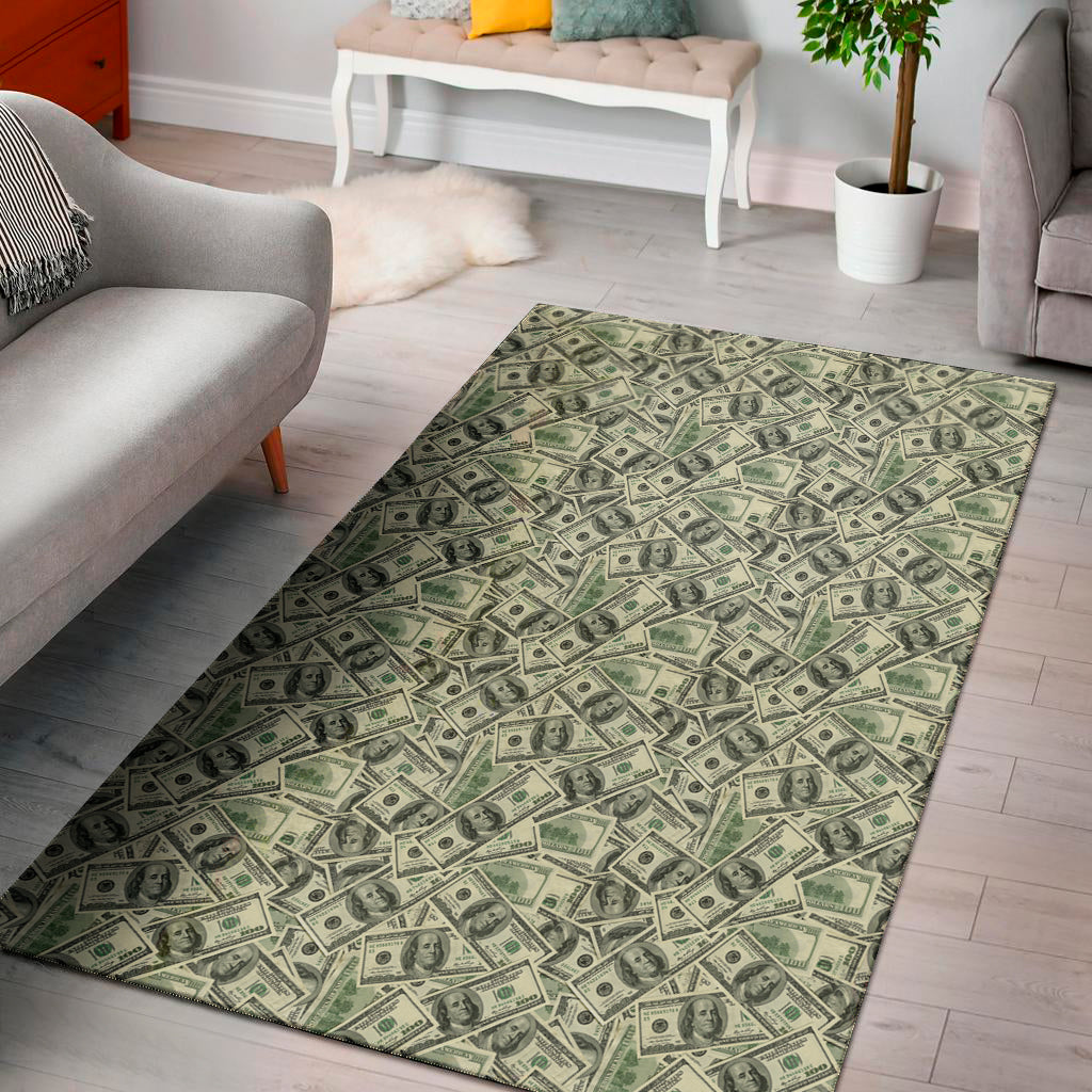 US Dollar Print Area Rug