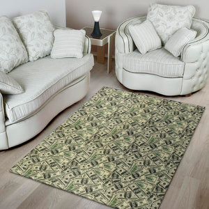 US Dollar Print Area Rug