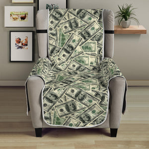 US Dollar Print Armchair Protector