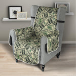 US Dollar Print Armchair Protector