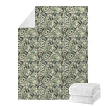 US Dollar Print Blanket