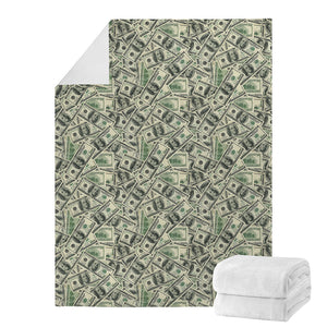 US Dollar Print Blanket