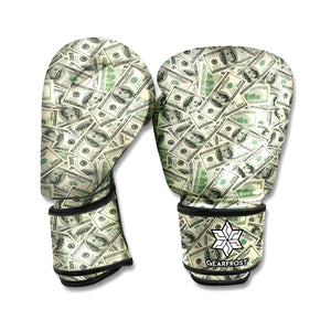 US Dollar Print Boxing Gloves