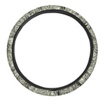 US Dollar Print Car Steering Wheel Cover