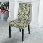 US Dollar Print Dining Chair Slipcover