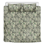 US Dollar Print Duvet Cover Bedding Set