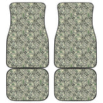 US Dollar Print Front and Back Car Floor Mats