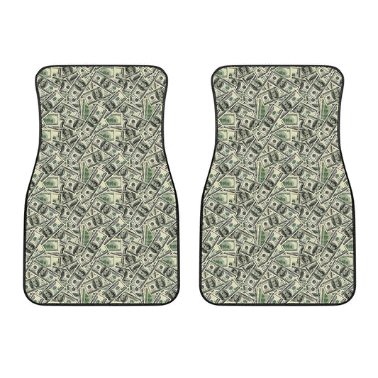 US Dollar Print Front Car Floor Mats