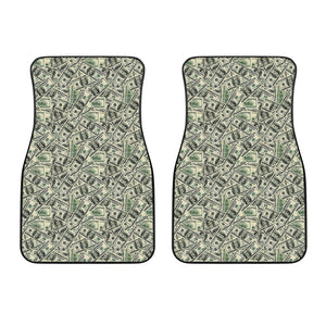 US Dollar Print Front Car Floor Mats