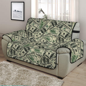 US Dollar Print Half Sofa Protector