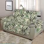 US Dollar Print Half Sofa Protector