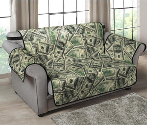 US Dollar Print Loveseat Protector