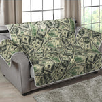 US Dollar Print Loveseat Protector