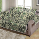 US Dollar Print Loveseat Protector