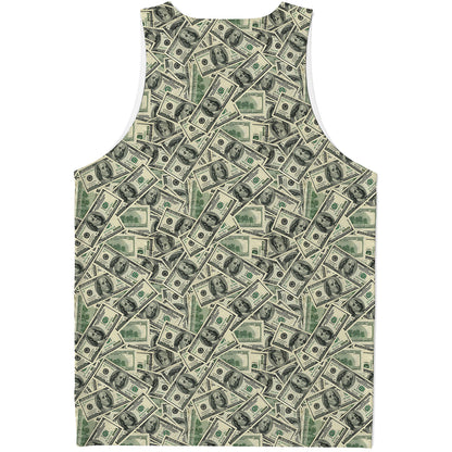 US Dollar Print Men's Tank Top