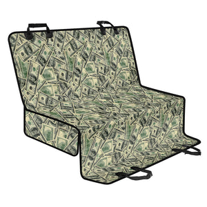 US Dollar Print Pet Car Back Seat Cover