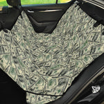 US Dollar Print Pet Car Back Seat Cover