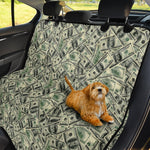 US Dollar Print Pet Car Back Seat Cover