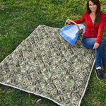 US Dollar Print Quilt