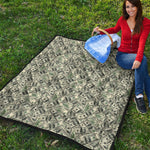 US Dollar Print Quilt