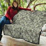 US Dollar Print Quilt