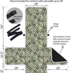 US Dollar Print Recliner Protector