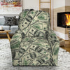 US Dollar Print Recliner Slipcover