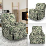 US Dollar Print Recliner Slipcover