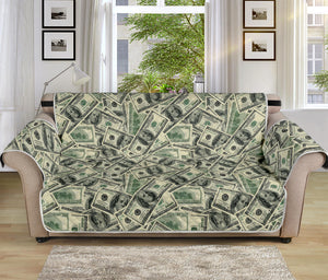 US Dollar Print Sofa Protector