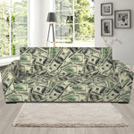 US Dollar Print Sofa Slipcover