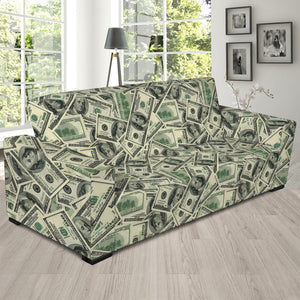 US Dollar Print Sofa Slipcover