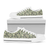 US Dollar Print White Low Top Shoes