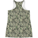 US Dollar Print Women's Racerback Tank Top