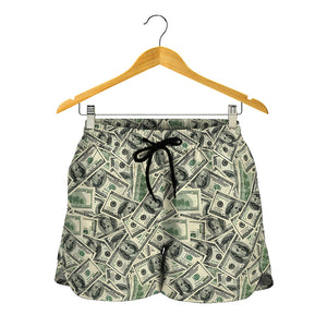 US Dollar Print Women's Shorts