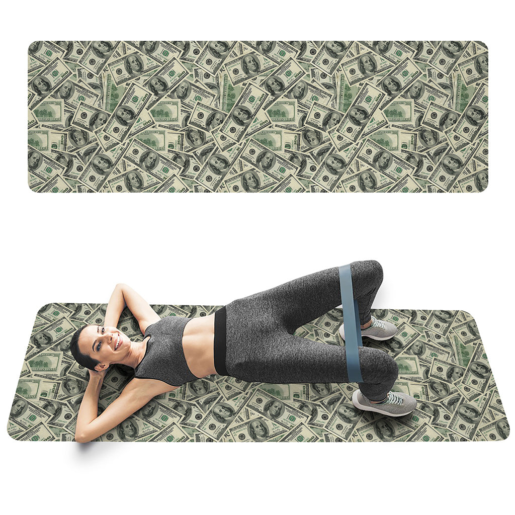 US Dollar Print Yoga Mat