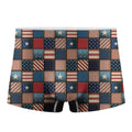 USA Denim Patchwork Pattern Print Men's Boxer Briefs