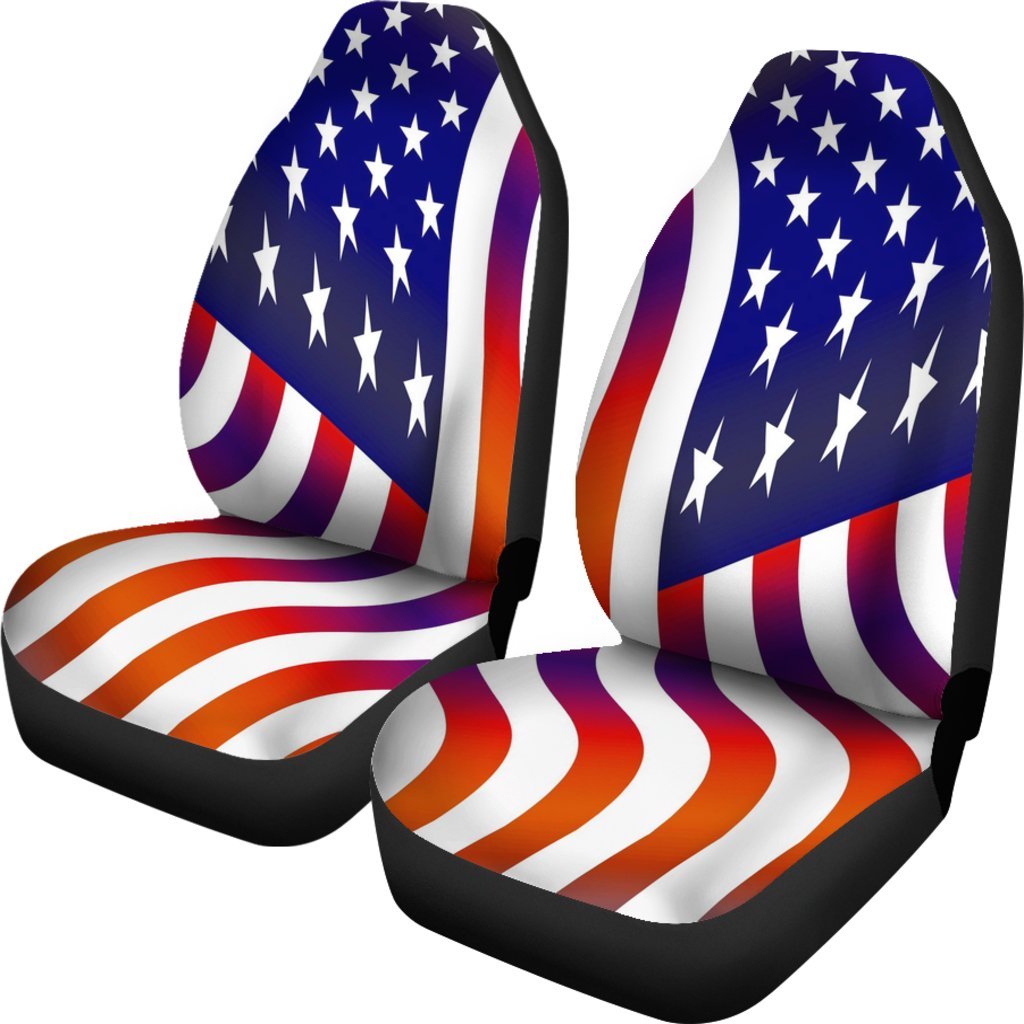 USA Flag Universal Fit Car Seat Covers GearFrost