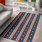 USA Independence Day Pattern Print Area Rug