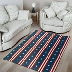 USA Independence Day Pattern Print Area Rug