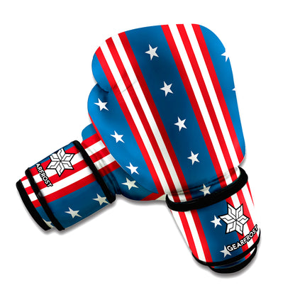 USA Independence Day Pattern Print Boxing Gloves