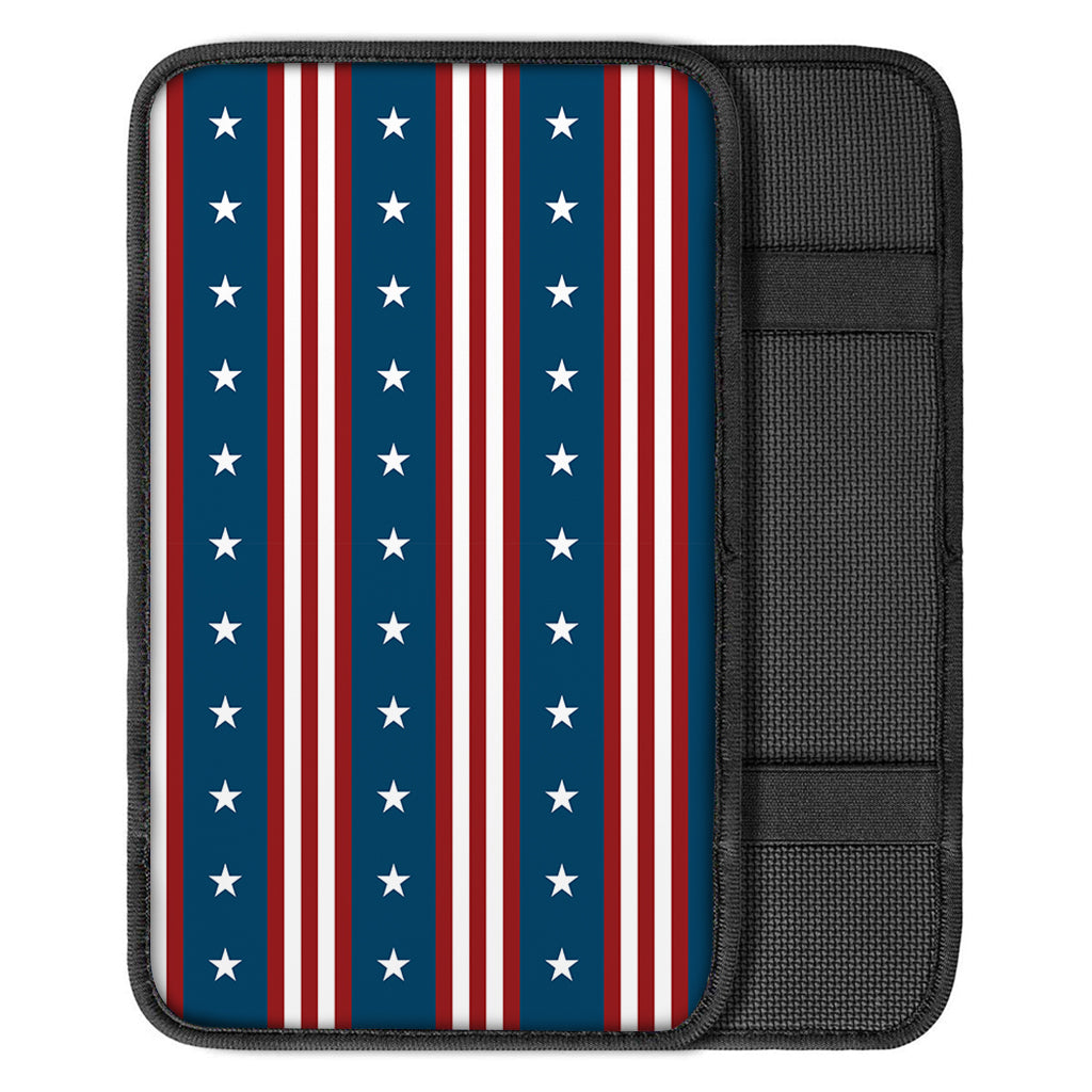 USA Independence Day Pattern Print Car Center Console Cover