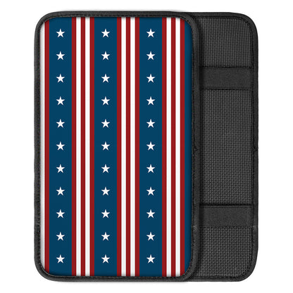USA Independence Day Pattern Print Car Center Console Cover