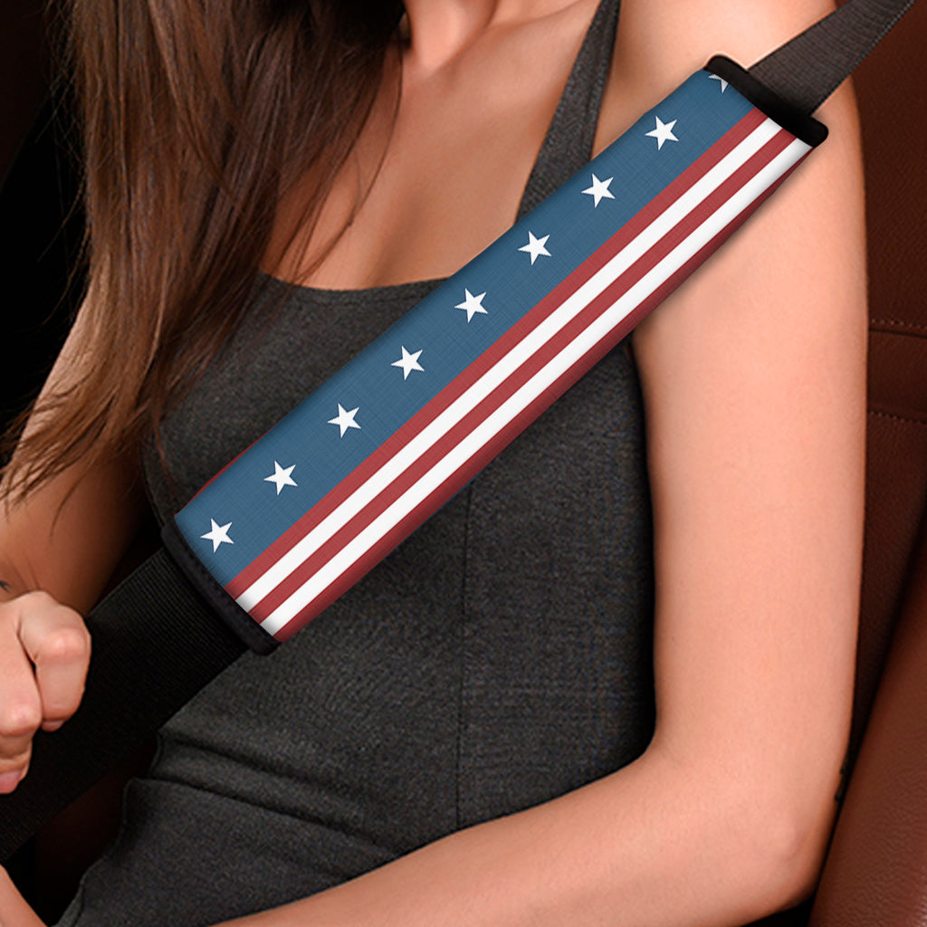 USA Independence Day Pattern Print Car Seat Belt Covers