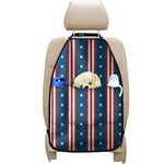 USA Independence Day Pattern Print Car Seat Organizers
