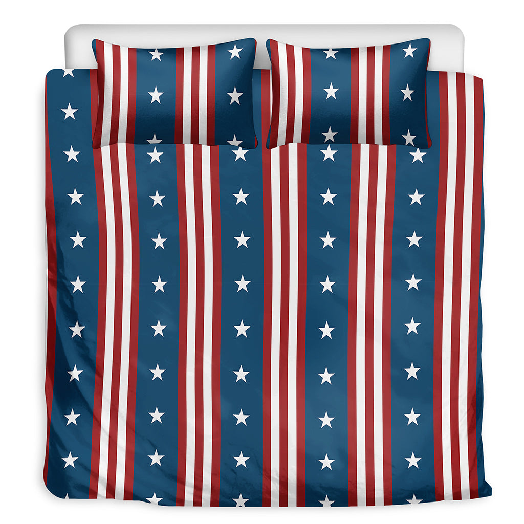 USA Independence Day Pattern Print Duvet Cover Bedding Set