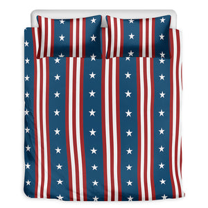 USA Independence Day Pattern Print Duvet Cover Bedding Set