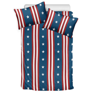 USA Independence Day Pattern Print Duvet Cover Bedding Set