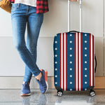 USA Independence Day Pattern Print Luggage Cover